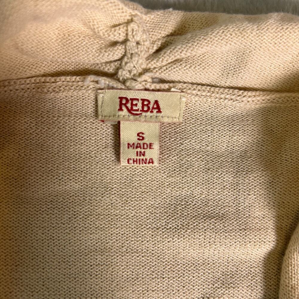 Vintage Reba Southwestern Bohemian Fringe Cardigan Womens Small Open Front - Picture 5 of 8